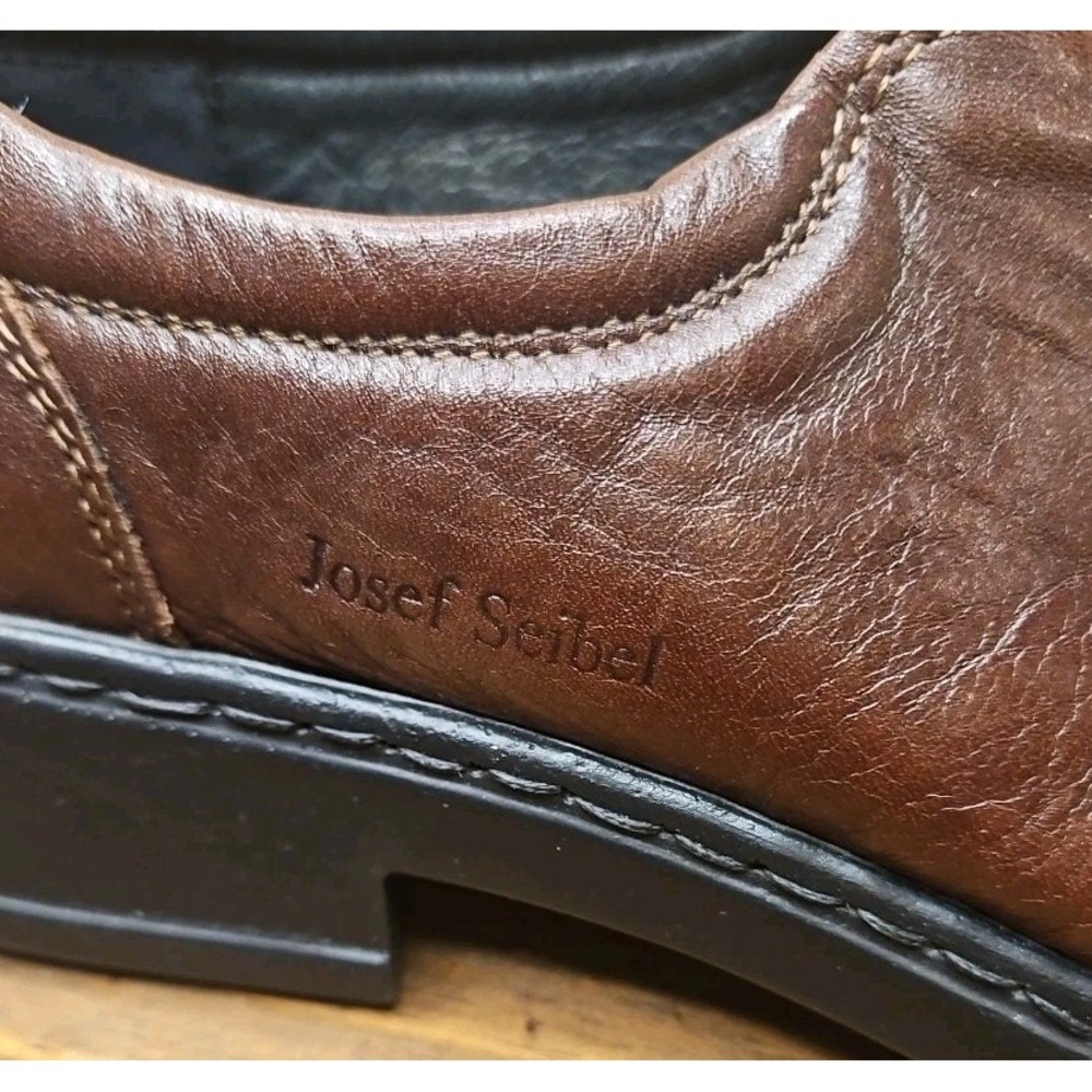 Josef Seibel Slip On Comfort Loafers Shoes Women Sz 8 39 Brown Leather Darla 435 - Picture 3 of 9